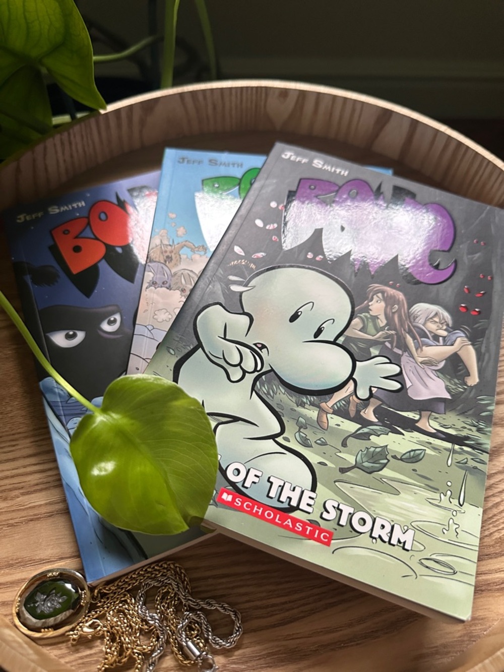 Bone Graphic Novel Bundle - Blue, Green, Purple Covers